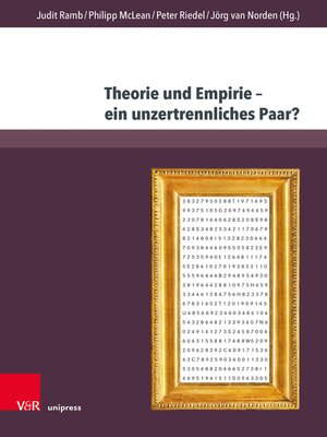 cover image of Theorie und Empirie – ein unzertrennliches Paar?